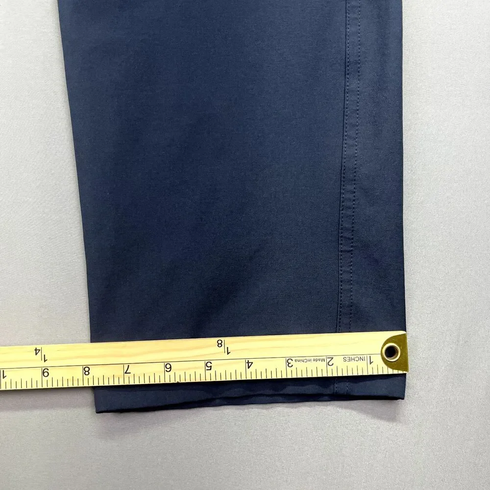 Greg Norman Pants‎ Mens Size 39x29 Blue Jordan Trouser Mid Rise Golf Shark Navy